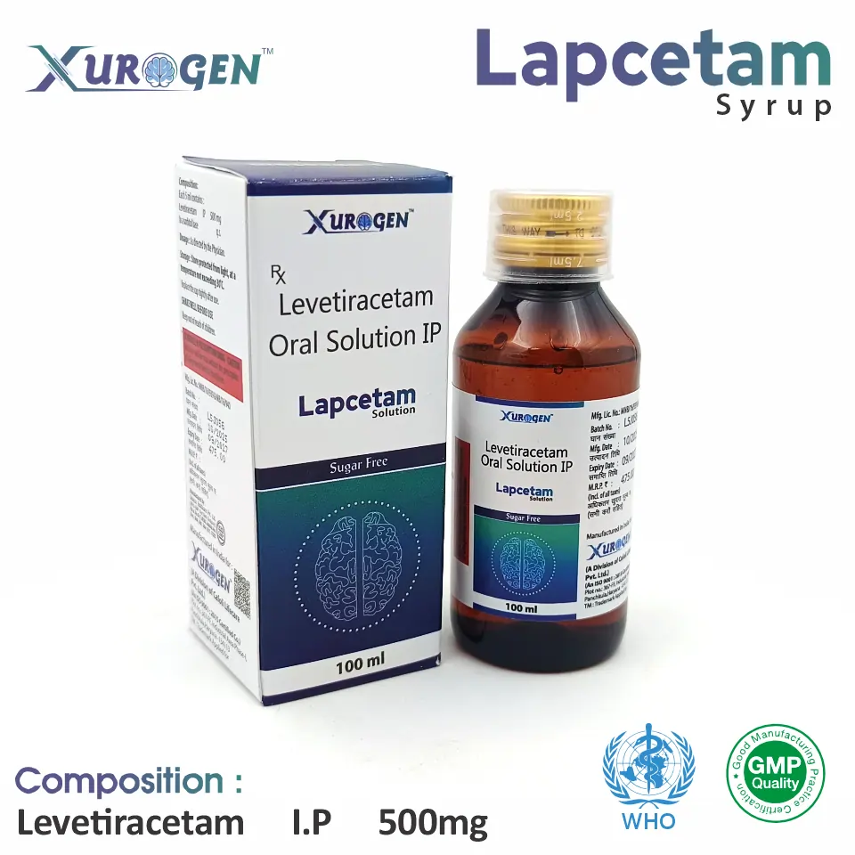 Levetiracetam 100mg/ml Syrup at the best price in PCD Pharma Franchise for Anticonvulsant and Epilepsy Management